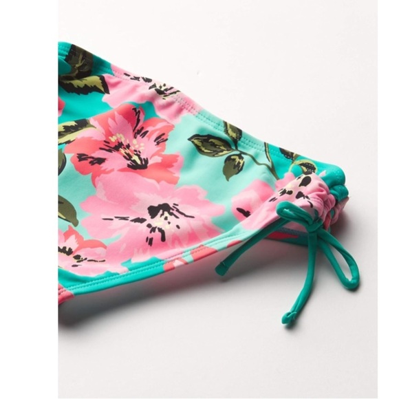 NWT Girl’s Kanu Daisy Surf Floral Bikini Set with UPF 50 - Picture 3 of 4